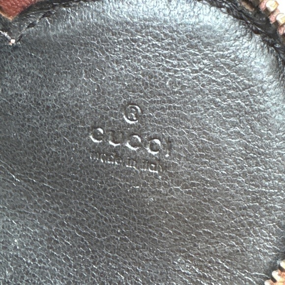 GUCCI Guccissima Heart Shaped Coin Pouch - Picture 8 of 10